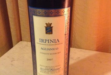 Salvatore Molettieri Irpinia Aglianico Cinque Querce 2007