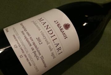 Lyrarakis Mandilari Plakoura Vineyard Oak Aged Magnum 2012