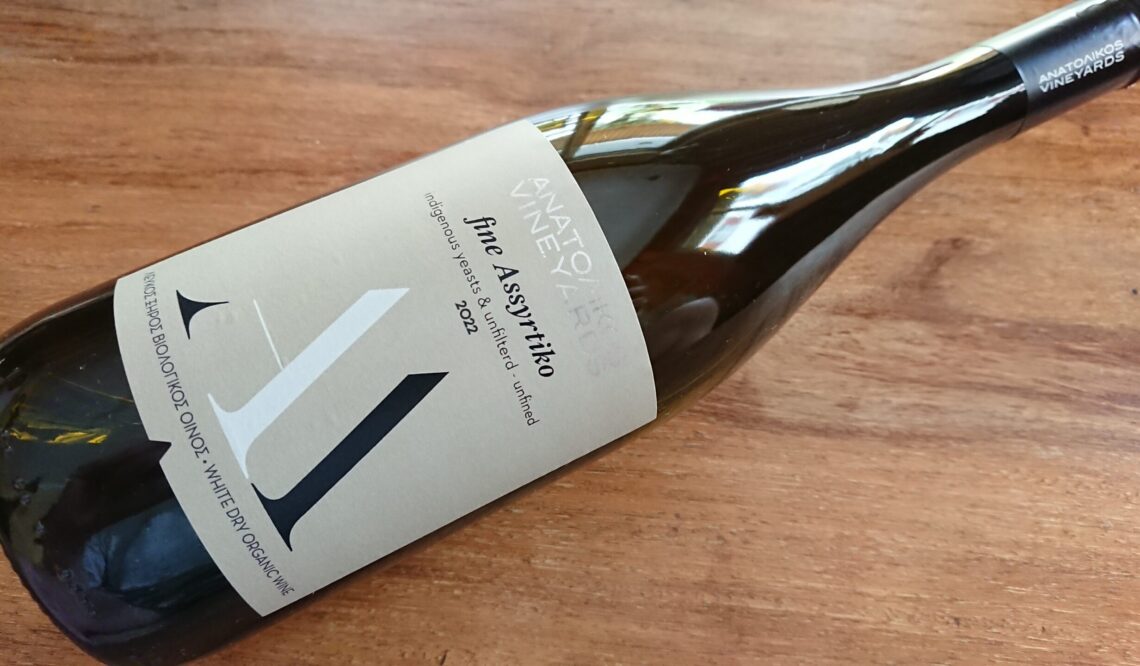 Anatolikos Vineyards Fine Assyrtiko 2022