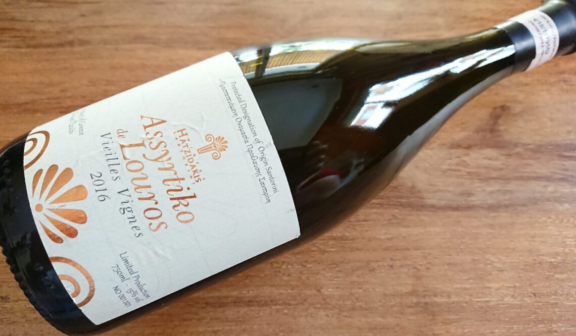 Hatzidakis Winery Assyrtiko de Louros Vieilles Vignes 2016