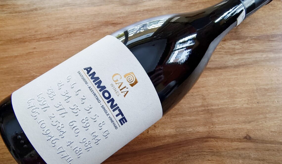 Gaia Wines Ammonite Santorini Single Vineyard 2022